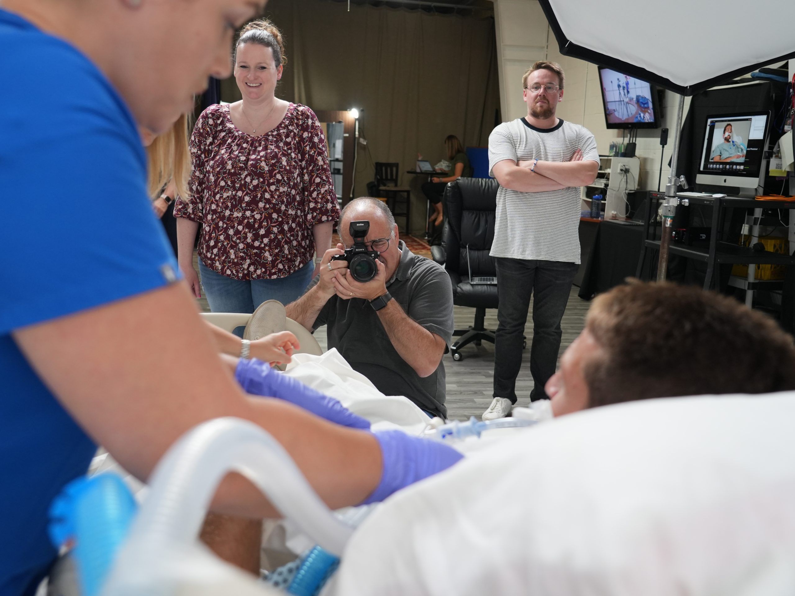 Medical product photography and commercial video production at TRUE Studios Columbus.